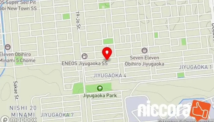 の地図 ㈱富士雄設計コンサルタント 建築設計事務所 で 帯広市
