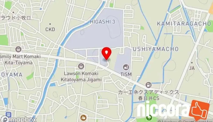 の地図 住理工情報システム株式会社 コンピューター サポート、サービス で 小牧市