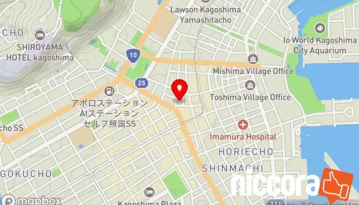 の地図 （株）鹿児島インサイト IT コンサルタント, ソフトウェア企業 で 鹿児島市