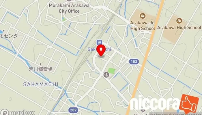 の地図 （株）日本海コンピュータシステム ソフトウェア企業 で 村上市