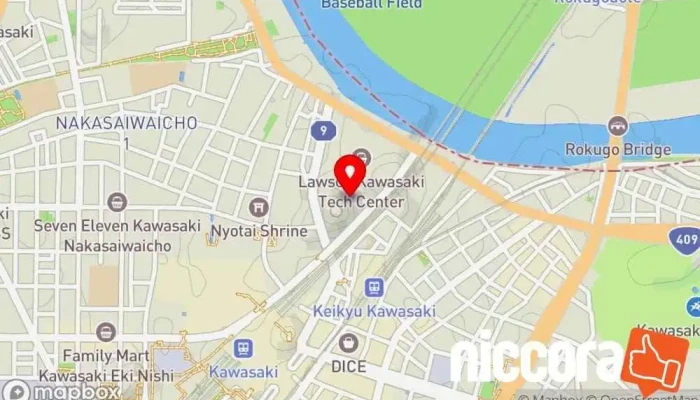の地図 （株）日本デジタル研究所 川崎営業所 パソコン卸売業者 で 川崎市