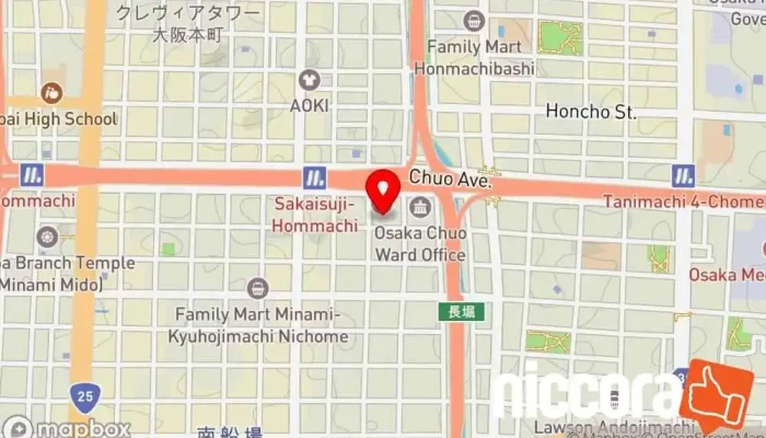 の地図 株式会社０９ コンピューター サポート、サービス で 大阪市