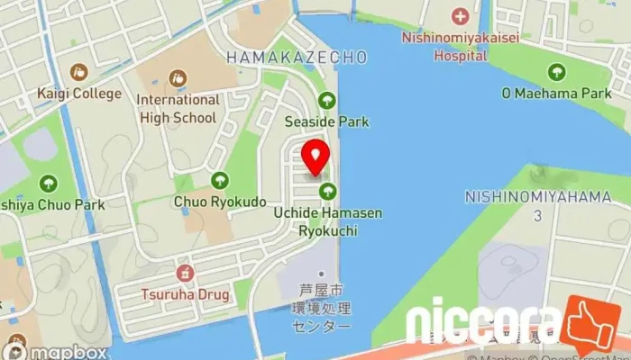 の地図 株式会社 芦屋人（あしやびと） ウェブ デザイナー で 芦屋市