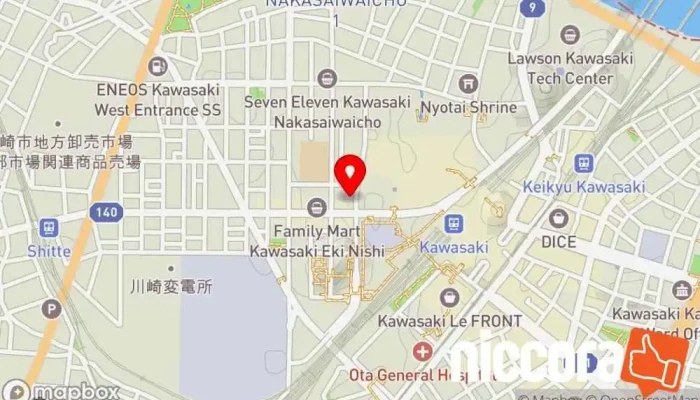の地図 株式会社前田技術士経営研究所 企業経営コンサルタント, 企業のオフィス で 川崎市