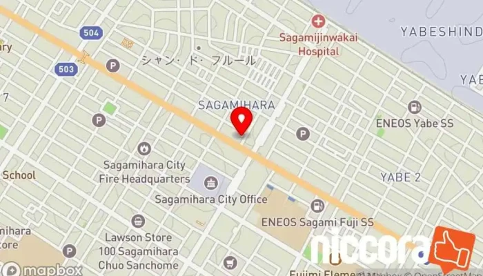 の地図 株式会社日本アイシーティ コンピュータ ソフトウェア専門店 で 相模原市
