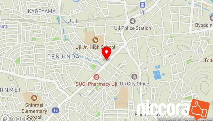 の地図 株式会社日開調査設計コンサルタント 建築設計事務所, 建築家 で 宇治市