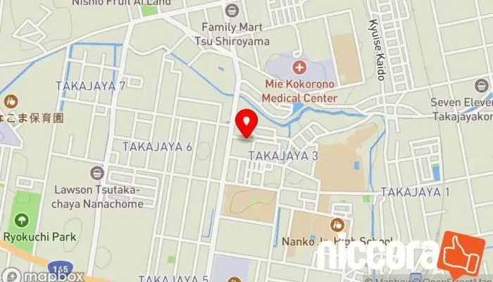 の地図 株式会社アイエスユー 企業のオフィス で 津市