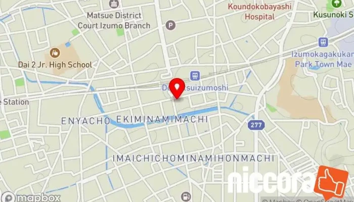 の地図 株式会社アイティープロデュース 出雲支社 ソフトウェア企業 で 出雲市
