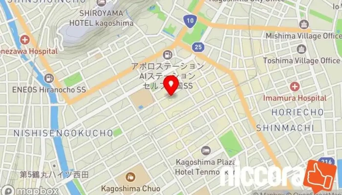 の地図 株式会社アイテクス 天文館オフィス ソフトウェア企業 で 鹿児島市