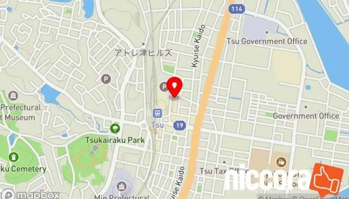の地図 株式会社アレクシード ソフトウェア企業 で 津市