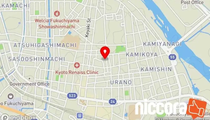の地図 株式会社アシスト ウェブ デザイナー, 印刷業者 で 福知山市