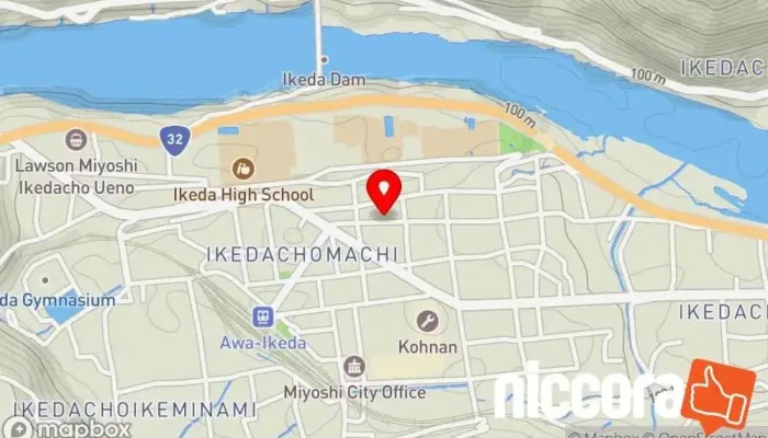 の地図 株式会社あしたのチーム サテライトオフィス三好ランド 人事コンサルティング で 三好市