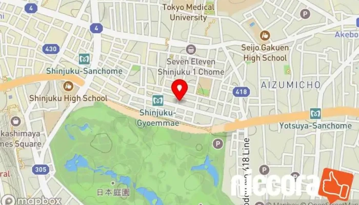 の地図 株式会社ビジネクスト IT コンサルタント で 新宿区