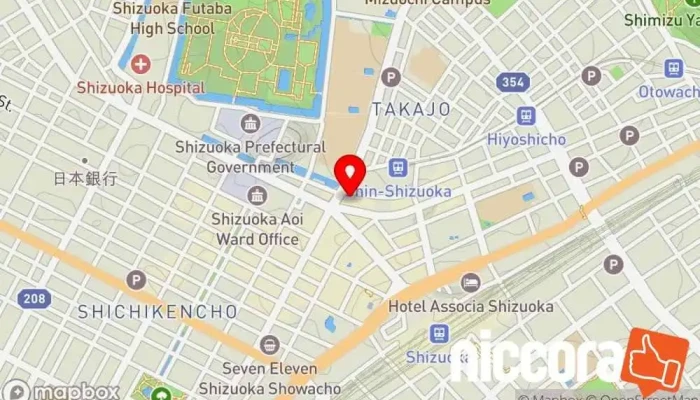 の地図 株式会社ビズフライト IT コンサルタント で 静岡市