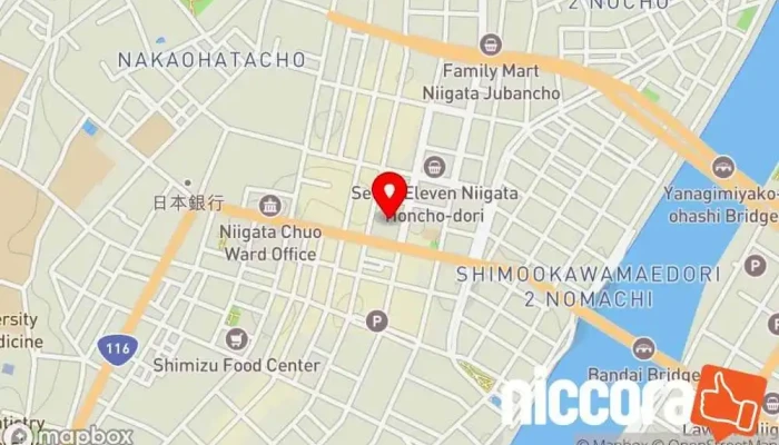 の地図 株式会社ブリッジにいがた 企業・ビジネス で 新潟市