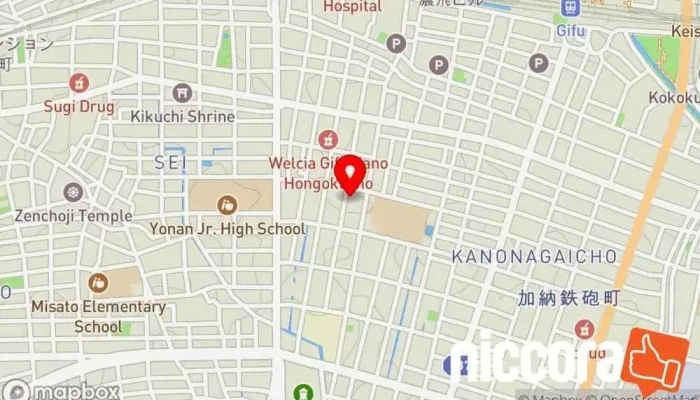 の地図 株式会社データシステム ソフトウェア企業 で 岐阜市