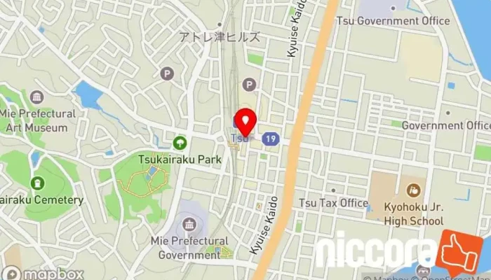 の地図 株式会社エクサソリューションズ IT コンサルタント, 広告代理店, 企業経営コンサルタント, マーケティング コンサルタント で 津市