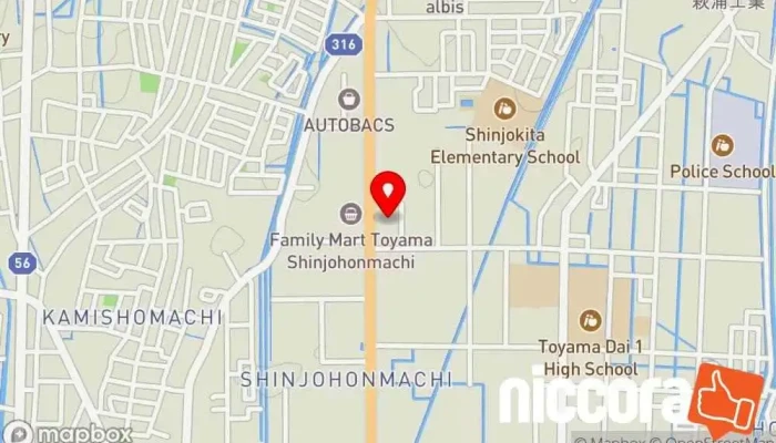 の地図 株式会社エムエスシー ソフトウェア企業 で 富山市