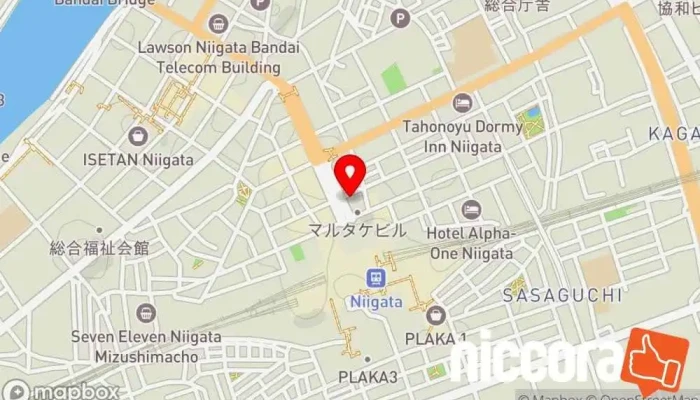 の地図 株式会社エンリージョン 本社 企業のオフィス で 新潟市