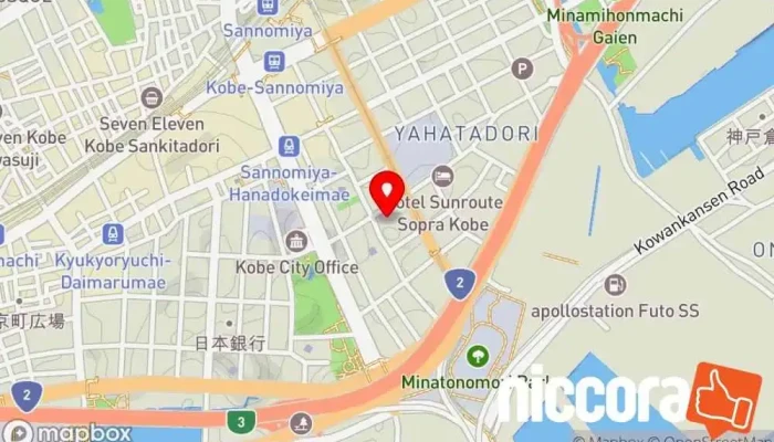 の地図 株式会社ETERNAL 保険代理店 で 神戸市
