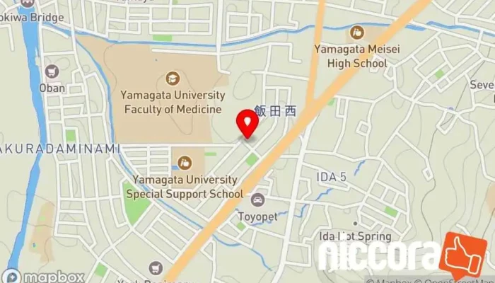 の地図 株式会社グロースネット 広告代理店 で 山形市