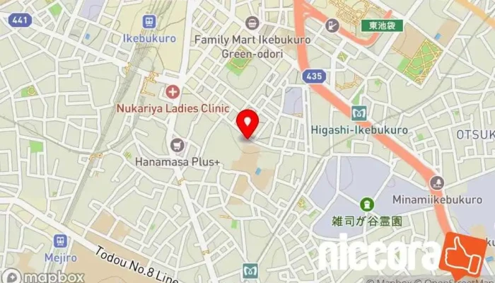 の地図 株式会社ホワイトオフィス IT コンサルタント で 豊島区