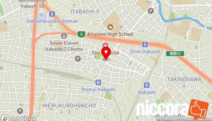 の地図 株式会社ＩＣＴ 旅行代理店 で 板橋区