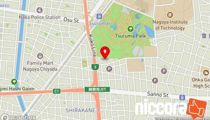 の地図 株式会社ISSEN GLOBAL IT コンサルタント で 名古屋市