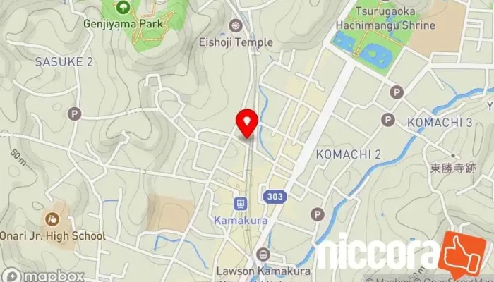 の地図 株式会社Koeeru ソフトウェア企業 で 鎌倉市