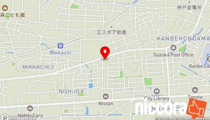 の地図 株式会社メイヴン 本社 ウェブ デザイナー, 広告代理店, IT コンサルタント で 鈴鹿市