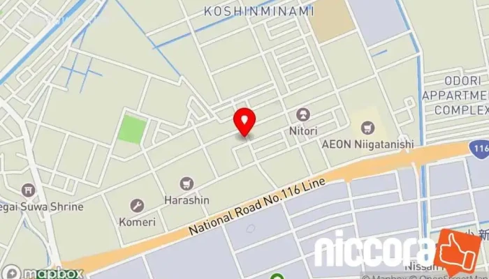 の地図 株式会社ProntoNet ソフトウェア企業, IT コンサルタント, コンピューター サポート、サービス, インターネット サービス プロバイダ, ウェブ ホスティング会社, ウェブ デザイナー で 新潟市
