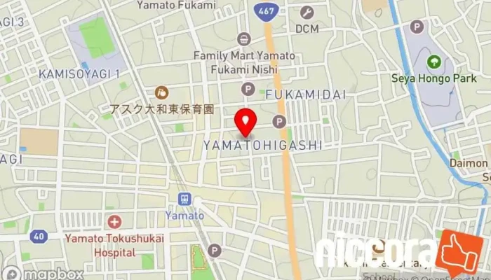 の地図 株式会社プロスキャリア 人材派遣業, 職業紹介所, 人事コンサルティング, リクルート業者 で 大和市