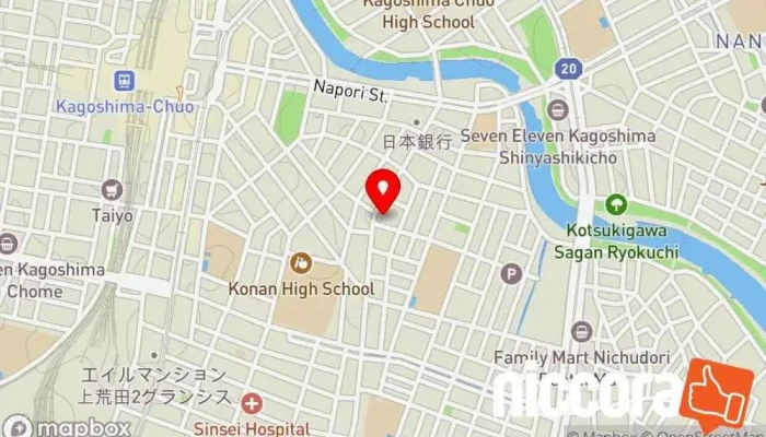 の地図 株式会社リリー ソフトウェア企業 で 鹿児島市