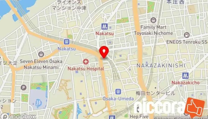 の地図 株式会社サーバーワークス 大阪オフィス IT コンサルタント, ソフトウェア企業 で 大阪市北区芝田１丁目14-8