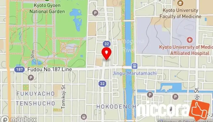 の地図 株式会社サクモフ コンサルタント で 京都市
