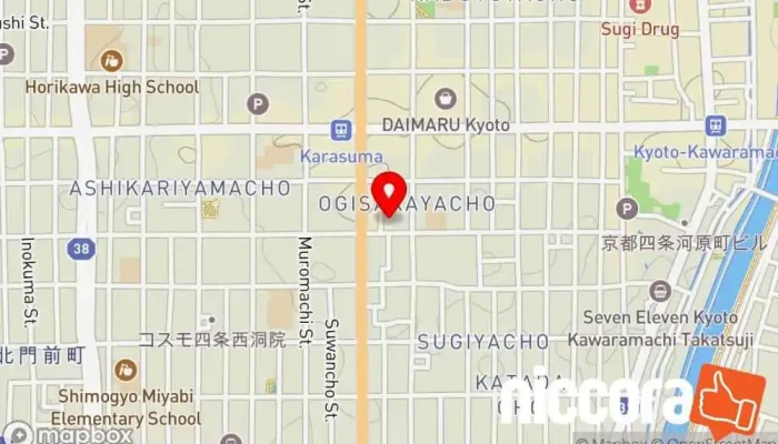 の地図 株式会社Sazae Japan IT コンサルタント で 京都市