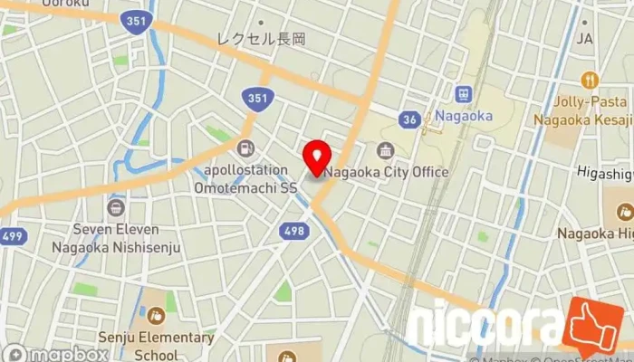の地図 株式会社タクミコーポレーション ソフトウェア企業 で 長岡市