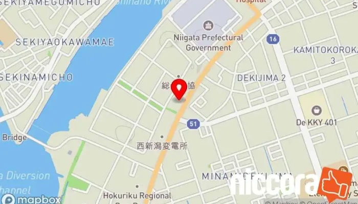 の地図 株式会社タジマ 新潟営業所 IT コンサルタント で 新潟市
