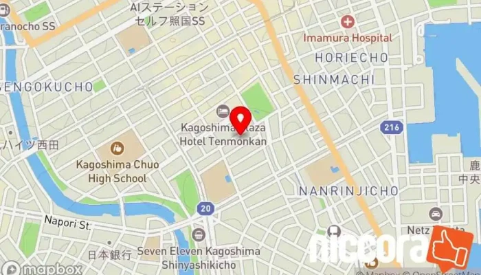 の地図 株式会社WEBLOG 広告代理店 で 鹿児島市