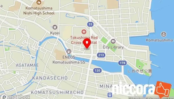 の地図 株式会社with support 人材派遣業 で 小松島市