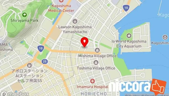 の地図 株式会社ユルリカ 鹿児島支社 IT コンサルタント で 鹿児島市