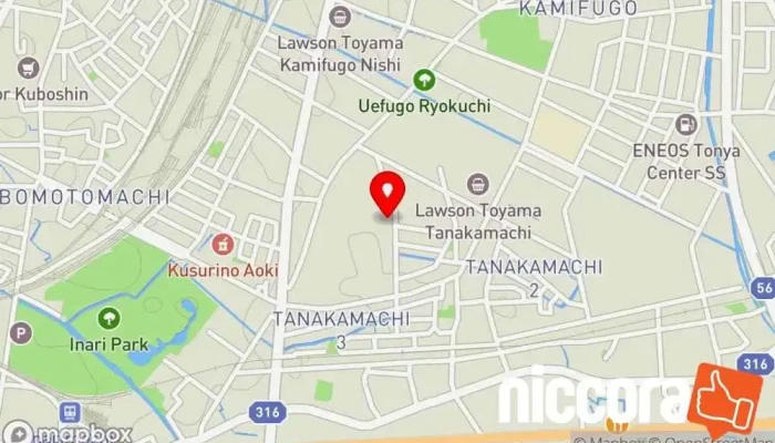 の地図 （株）寺島コンサルタント 測量士 で 富山市