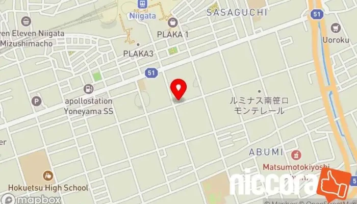 の地図 (株)アテンド 新潟支店 ウェブ デザイナー, IT コンサルタント, インターネット マーケティング業 で 新潟市