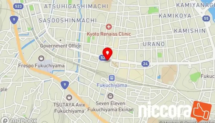 の地図 （株）アウトソーシング 福知山営業所 人材派遣業 で 福知山市