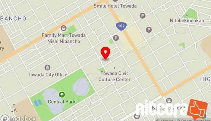 の地図 ㈱ビーコーズ ソフトウェア企業 で 十和田市