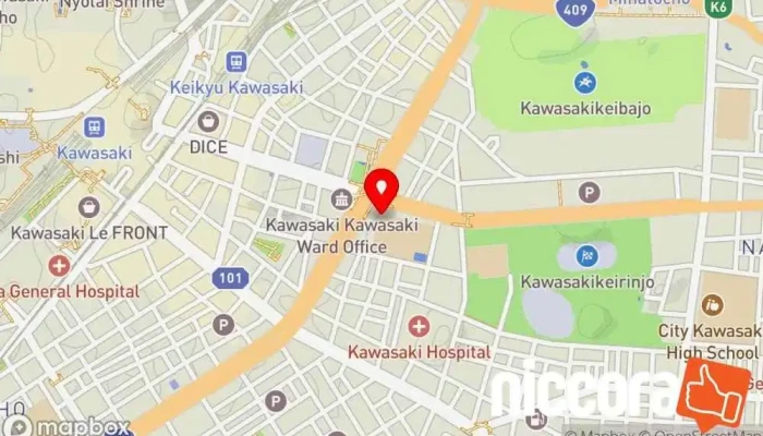 の地図 （株）エンジニアパートナー 人材派遣業 で 川崎市