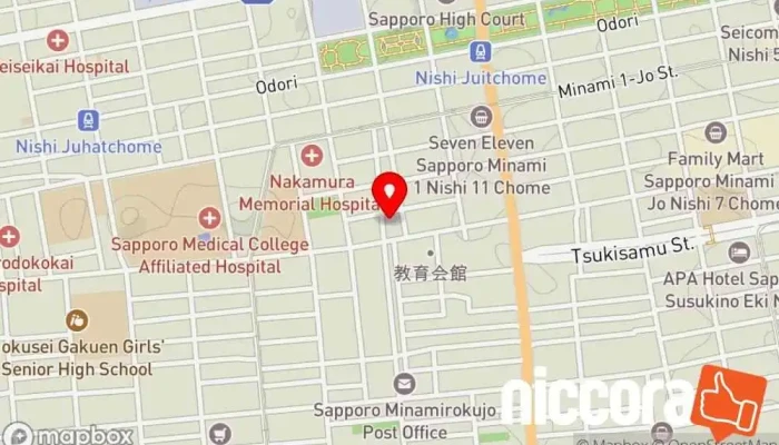 の地図 ㈱エスアンドエスネットワーク コンサルタント で 札幌市