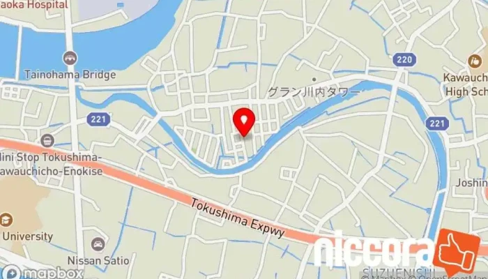 の地図 (株)ヘカトン ソフトウェア企業 で 徳島市