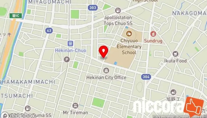 の地図 ㈱H.M.E 人材派遣事業部 人材派遣業 で 碧南市