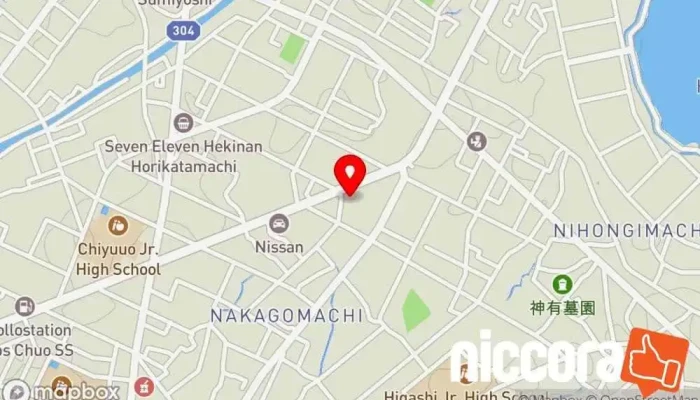 の地図 ㈱ホットスタッフ碧南 人材派遣業 で 碧南市